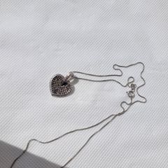 sterling silver heart pendant