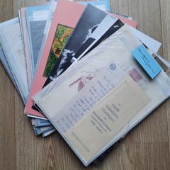 Audrey Hepburn collection of reproduction pictures photos contracts sketches by herself theatre programmes family album pictures of her life bulk lot 1.2kg all in excellent condition with FREE STANDARD POSTAGE INCLUDED