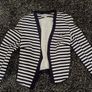 Navy & White Zara Blazer (eur 36) Image 2