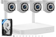 camcamp camera nvr kit sc53 camera X4 500gb hard drive new