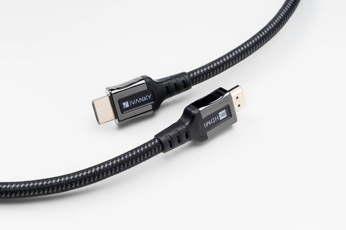 iVanky 2M HDMI 2.1 UHD/3D 8K (7680x4320@60Hz) 48Gbps Zinc Alloy Luxury (Limited Edition) Model Nylon Braided/Gold-Plated Cable (Brand New/Warranty)