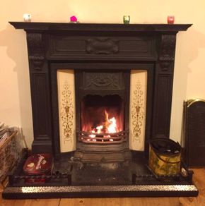 Entire fireplace
