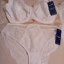 Fantasie Estelle - Side Support Underwire Bra 30F and Briefs S - White - BNWT RRP 70 Image 8