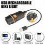 Bike Headlight Front Back light Set USB Rechargeable Bright 800 Lumen Image 4