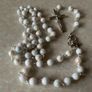 New in Box Rosary Beads Mother of Pearl Image 8