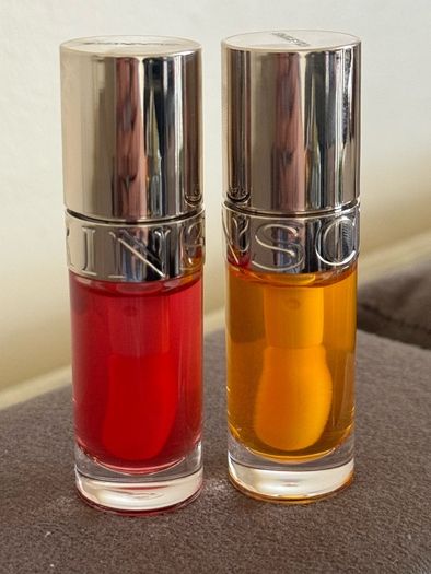 CLARINS Lip Oils 01 and 04 full size