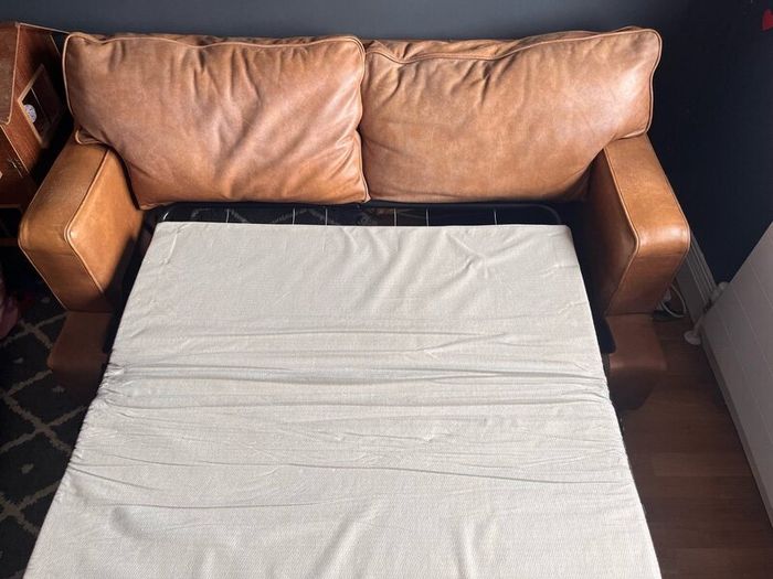 Laura Ashley Leather Sofa Bed