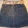 SALE!  Girls' Denim Skirt with Belt Image 2