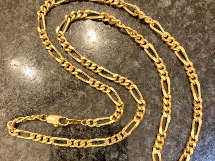 18k gold plated 50cm necklace