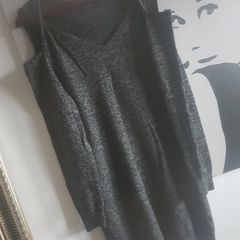 ALL SAINTS Wool Open Shoulders Knit Dress