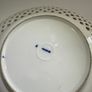 KPM Berlin. Antique Blue & White Reticulated Porcelain Plate. Royal Porcelain Manufactory Image 2