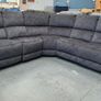 4'6 Light Grey Monaco BedFrame & Mattress. Image 6