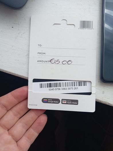 gift voucher