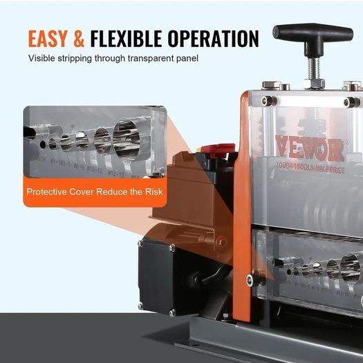 Electric Wire Stripping Machine 60W 1.5-25mm