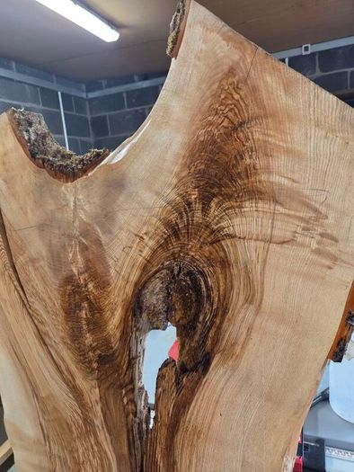 Live Edge Ash Slabs Kiln Dried Hardwood