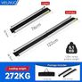 2PCS Telescopic Wheelchair Ramps, 4FT - 122L x 18.9W cm Portable Threshold Ramps,272kg Capacity,for Home Front Door Stair Steps Image 3