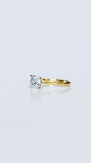 1 carat IGI diamond lab created diamond rings