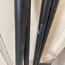Black clothing rail, approx 6ft wide Image 2