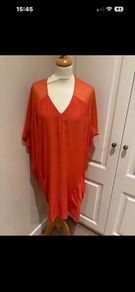 Helmut Lang silk viscose lined tunic size 10