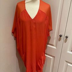 Helmut Lang silk viscose lined tunic size 10