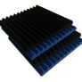 48 Pack Black blue 1" x 12" x 12" Acoustic Wedge Studio Foam Sound Absorption Wall Panels (FREE POSTAGE) Image 7
