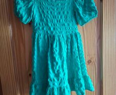 Green dress and Cardigan 9-10years