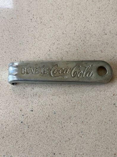 Coca Cola Italian bottle opener 70's