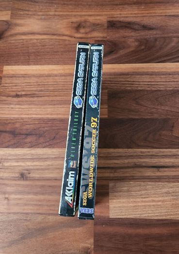 Sega Saturn Alien Trilogy and Sega Worldwide Soccer 97
