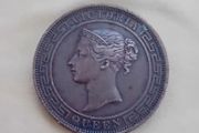 Ceylon Queen Victoria Large 5 Cents