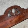 Wooden over mantel mirror Image 6