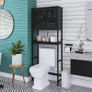 Bathroom Storage Shelf with Cabinet Image 2