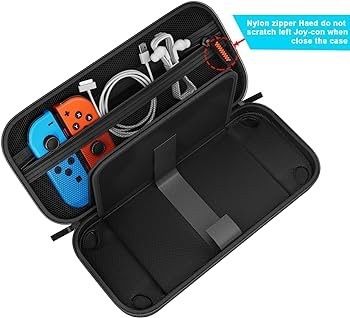Switch Case Compatible with Nintendo Switch/Switch OLED - Carrying Case with 20 Game Cartridges, Protective Hard Shell Travel Case Pouch for Nintendo Switch Console