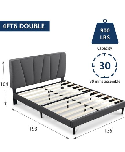 Double bed frame