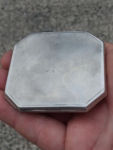 Joseph Gloster Sterling Silver Compact(1940,57grams)