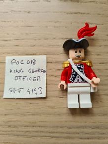 lego king george's officer  poc018 set 4193