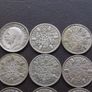 Great Britain. George V. 9 Silver@6 pence Run of the years (1928-1936) Image 2