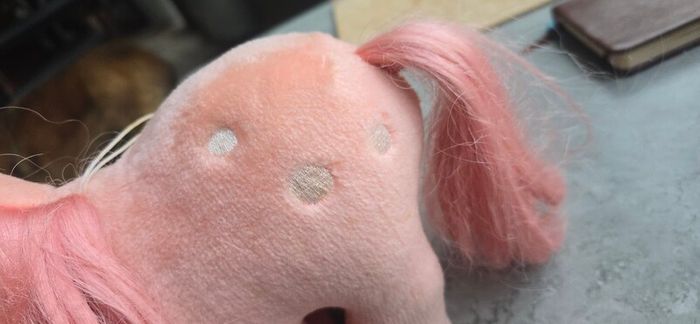 Cotton Candy Plushie Teddy Softies Large Vintage MLP G1 My Little Pony