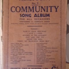 vintage sheet music