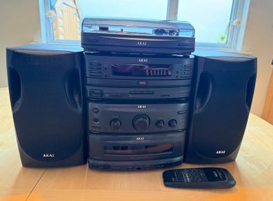 AKAI AX-590 stereo system