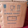 Brand New In Box And In Original Packaging Authentic First Quality 21 Piece Royal Albert Old Country Roses Bone China Gold Gilt Tea Set For 6 Person Setting Made In England Image 3