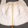 Principle Cream Off-White Wool Blend Faux Fur Lapel Collar Short Jacket 8UK/36EU Image 9