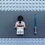 lego star wars sw1054 Rey minifigure- White Tied Robe Image 2