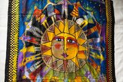 vintage Laurel Burch silk scarf