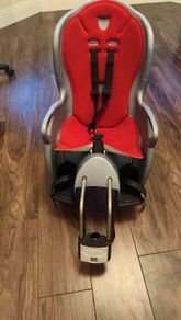 grey Hamax Kiss Child Bike Seat,