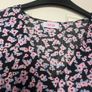 Brand new savida black and floral long sleeved mini dress Image 2