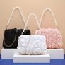 Elegant Floral Clutch Purse with Detachable Strap Image 2