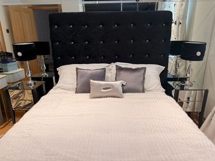 King size bed and mattress for quick sale