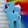 My Little Pony Rainbow Dash Small Plush Hasbro E0432/E0032 approx. 17 cm. Used Please see pictures Image 3