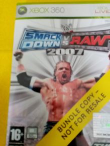 Smack Down VS Raw 2007 Xbox 360 Games Original