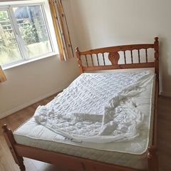 Wooden Double Bed Frame